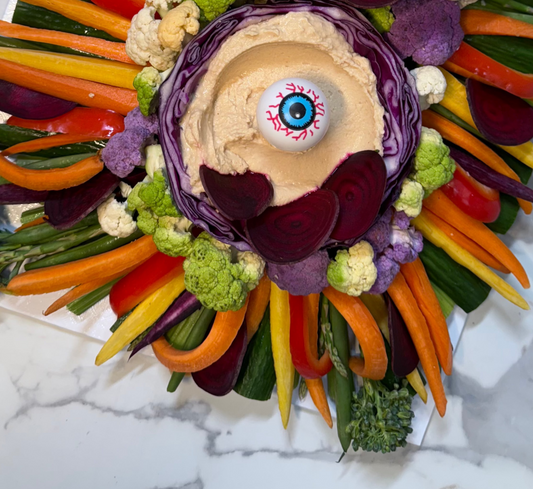 Modest Spooky Crudités (Serves 2-4)